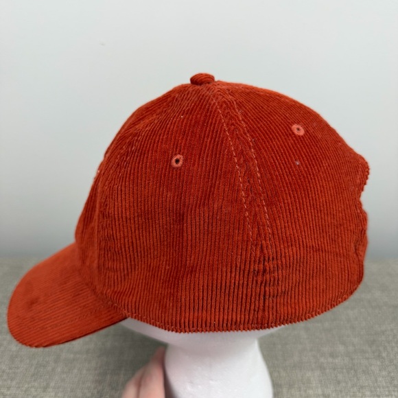 Grateful Dead Burnt Orange Corduroy Dancing Skeletons Embroidered Hat Spooky - Picture 9 of 11